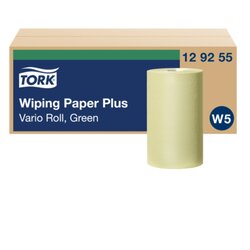 Tork 129255 Wischtuch 2lagig 200Bl. grün 10 Rl./Pack.