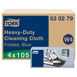 Tork 530279 Reinigungstuch 35,5x41,5cm 1lagig bl 4x105St.