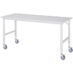 RAU 6625M80204LF12 Arb.Tisch 2000x800x910-1230 fahrbar M-Platte 22mm lgr