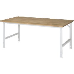 RAU 6625B102012 Arb.Tisch 2000x1000x760-1080 B-Platte 25mm lgr
