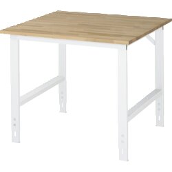 RAU 6625B101012 Arb.Tisch 1000x1000x760-1080 B-Platte 25mm lgr