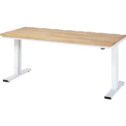 RAU 8WT200080B Werktisch 2000x800x720-1120 el B-Platte 25mm lgr