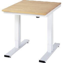 RAU 8WT075100B Werktisch 750x1000x720-1120 el B-Platte 25mm lgr