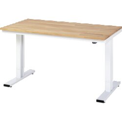 RAU 8WT150080B Werktisch 1500x800x720-1120 el B-Platte 25mm lgr