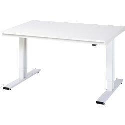 RAU 8WT150100M Werktisch 1500x1000x720-1120 el M-Platte 22mm lgr