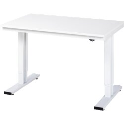 RAU 8WT125080M Werktisch 1250x800x720-1120 el M-Platte 22mm lgr