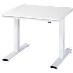 RAU 8WT100100M Werktisch 1000x1000x720-1120 el M-Platte 22mm lgr