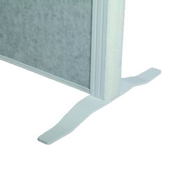 MAUL Stellwand MAULconnecto 1 x Akustikwand, 2 x Whiteboard weiß, hellgrau silber