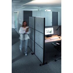 MAUL Stellwand MAULconnecto Uplight 3 Module dunkelgrau