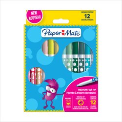 Paper Mate 2166507 Filzstift sort. 12St. 