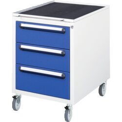 RAU EUS33AM11 Rollcontainer 480x600x690 3xSchub lgr/ebl