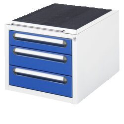 RAU EUS23AM11 Rollcontainer 480x600x540 3xSchub lgr/ebl