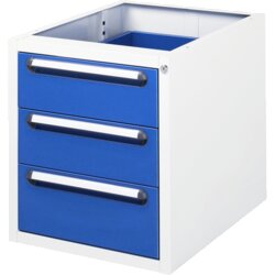 RAU EUS33A11 Unterbaucontainer 480x600x545 3xSchub lgr/ebl