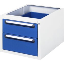 RAU EUS22A11 Unterbaucontainer 480x600x395 2xSchub lgr/ebl