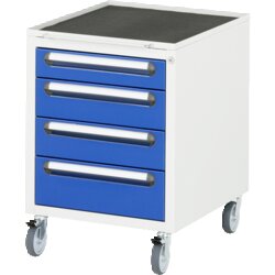 RAU EUS34AM11 Rollcontainer 480x600x690 4xSchub lgr/ebl