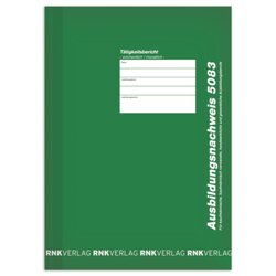 RNK Verlag 5083 Ausbildungsnachweis A4 28Bl. wöchentlich