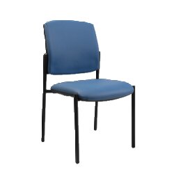 TOPSTAR KH1000D26 Besucherstuhl MEDICAL10 oAL Stahl sw Bezug bl