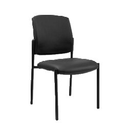 TOPSTAR KH1000D30 Besucherstuhl MEDICAL10 oAL Stahl sw Bezug sw