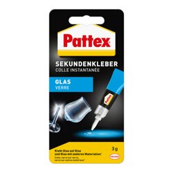 Pattex PSV1C Sekundenkleber Glas Flüssig 3g 