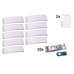 badgepoint® POL20MA66-10DR Namensschild polar 68x22mm e.st 10St.