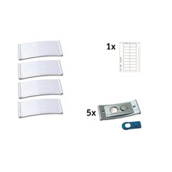badgepoint® POL30MA66-5DR Namensschild polar 70x30mm e.st 5St.
