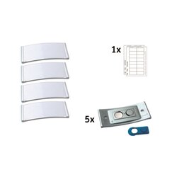 badgepoint® POL35MA66-5DR Namensschild polar 80x34mm e.st 5St.