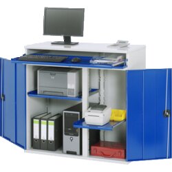 RAU 71100TM6011 Computerschrank 1100x520x1060 stationär lgr/ebl