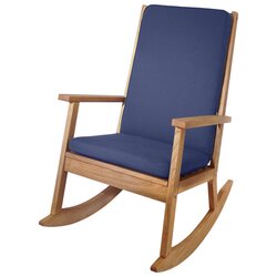memo L9032 Auflage Rocker Schaukelstuhl blau