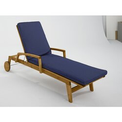 memo L9038 Auflage Milano Sonnenliege blau