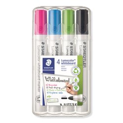 STAEDTLER® 351 WP4-1 Whiteboardmarker Lumocolor sort. 4 St/Pack