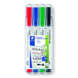 STAEDTLER® 341 WP4 Whiteboardmarker Lumocolor 4 St./Pack