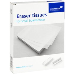Legamaster 7-120200 Löschpapier 6,5x13,7cm weiß 100 Bl./Pack.