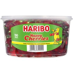 HARIBO 10002334 Fruchtgummi Happy Cherries 150St
