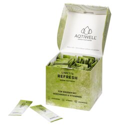 Aqtiwell® well0350 Getränkestick REFRESH Limette 5x10St