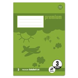 Staufen 734010333 Schulheft Premium A4 90g 16Bl Lin3 lin