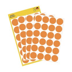 Avery Zweckform 3173 Markierungspunkt 18mm leuchtorange 96 St./Pack.