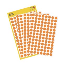 Avery Zweckform 3178 Markierungspunkt 8mm leuchtorange 416 St./Pack.