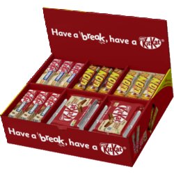 KitKat® 12566760 Riegel Topseller Box sort 64St 