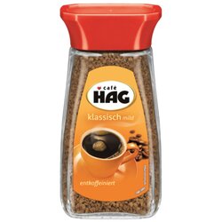 Café HAG 4031770  Kaffee löslich  entkoffeiniert 100g