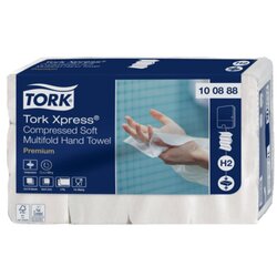 Tork 100888 Express Premium H2 Interfold 2lg. 32x21,2cm