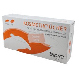 tapira 206041 Kosmetiktücher 2lg. Samtweiche 100 St./Pack.