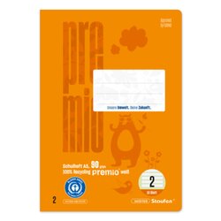 Staufen 040780002 Schulheft Premio A5 90g 16Bl Lin2 lin
