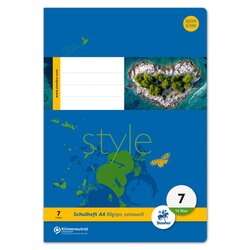 Staufen 040416047 Schulheft Style A4 80g 16Bl Lin7 kar