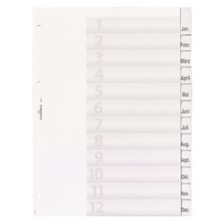DURABLE Ordnerregister 12 Registerblätter