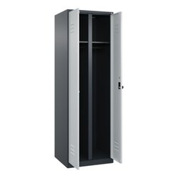 C+P Kleiderspind Classic PLUS mit Sockel lichtgrau