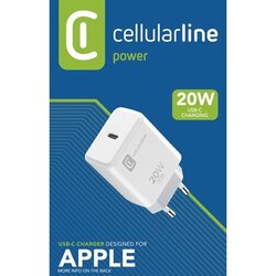 cellularline Ladegerät Kommunikationstechnik USB-C CHARGER 20W