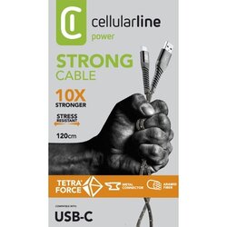 cellularline USB-Kabel Tetra Force 1,2 m