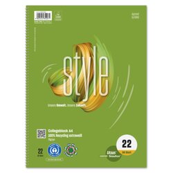 Staufen 608570020 Collegeblock Style DIN A4 70g kar. ws 80Bl