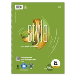 Staufen 608570010 Collegeblock Style DIN A4 70g lin. ws 80Bl