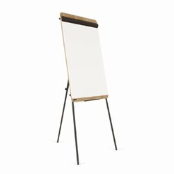 rocada NAT0610 Flipchart Dreibein magnetisch Holz